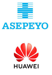 Logo ASEPEYO y HUAWEI 